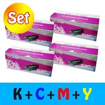 신도리코 P210DN 재생토너 4색 세트 5000매 프린터 프린트 복합기 카트리지 레이저 잉크젯 대용량 충전 완