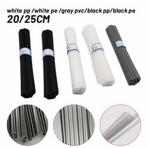스텐 아크 알곤 용접봉 10pcs 플라스틱 200mm 250mm pvcabspppe 용접 스틱 플라스틱 용접기 도구에 대 한 전극, 10pcs 25cm 흰색 pe
