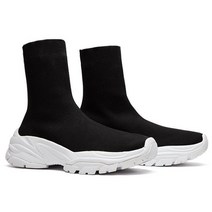 아키클래식 커플 키높이 니트 스니커즈 어글리슈즈 청키 삭스 키높이 운동화