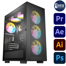 4K 영상편집 컴퓨터 유튜브 동영상 에펙 프리미어 프로 PC, 윈도우11 홈 DSP 정품, SSD 1TB변경+HDD 2TB추가, 영상편집용01