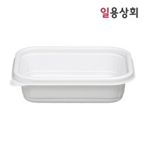 일용상회 일회용 반찬 샐러드 용기 TY 12144-1A 1칸 800세트 백색, 1개, 800개입