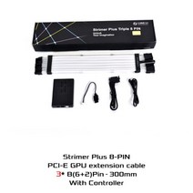 베사홀 무베사 Lian Li Strimer Plus V2 및 UNI 팬 AL120 SL120 5V A-RGB 전원 연장 케이블 마더 보드 24pin PCI-E GPU 8pin, [01] A-RGB, [01] A-RGB, [03] Trible 8 Pin V2