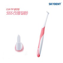 SKYDENT 스카이덴트 클린팁 SSS 미세모 잇몸질환용 임플란트 크라운 관리 Clintip 치간칫솔 교정장치관리 치간치솔 치과전용, 1개