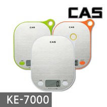 [카스]디지털 주방저울 KE-7000 (최대 1kg / 1g단위 표시), COLOR:화이트, 단품