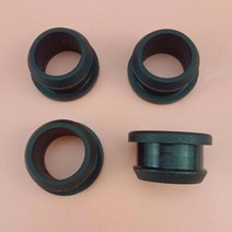 기계 부속 자재 베어링 스쿠류 커넥터 볼 밸브 샤프트 4.5mm-50.6mm 실리콘 고무 스냅온 그로밋 홀 플러그 엔드 캡 마개 와이어 케이블 보호 부시 블랙 화이트 투명 그레이, 30mm(Bore 25mm)-2pcs, Black