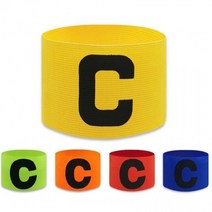 스포츠 축구 완장 캡틴 밴드 팀 주장완장 캡틴암밴드 MM-10070, 레드(10070-1)