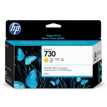 HP 정품플로터잉크 No.730 P2V64A Yellow T1700 130ml T1700, 단일 수량