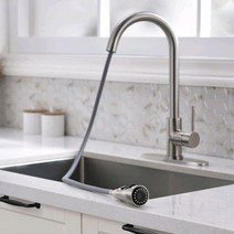 EKD-CS50 명품수전 디자인 주방씽크대 수입 수전판매, EKD-CS50실버, 자가설치