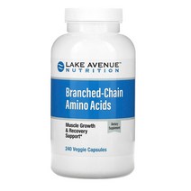 Lake Avenue BCAA 아미노산 240정 레이크 에비뉴 뉴트리션 Lake Avenue Nutrition Branched-Chain Amino, 기본, 1개