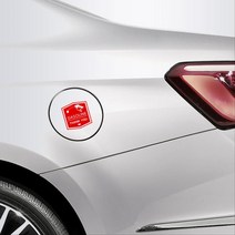 차량포인트 주유마크 주유구 스티커 자동차데코 소소한브랜딩 차정보, 옐로우, LPG