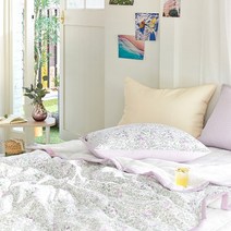 파르페by알레르망 플리에 인견서커 여름차렵이불, 옐로우, S(SS)_차렵이불단품, 옐로우_S(SS)_차렵이불+베개커버(1p)