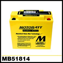BMW기종 [MB51814 - 12V22AH][MOTOBATT] 모토뱃 모토배터리 AGM배터리 [BMW]RS1100/1150-GS R RS RT K1200 LT/RS 외
