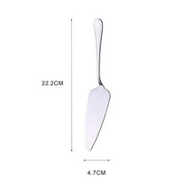 케이크 파이롤러 도우기계 다채로운 스테인레스 톱니 모양의 가장자리 케이크 서버 블레이드 커터 파이 피, 01 1 PCS