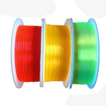 1M 광섬유 막대 하이 카파 라이트 레드 오렌지 그린 0.5mm 1.0mm 형광 케이블 네온 건 셔틀, 04 1.5mm_01 Red