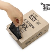 이지박스 쓰레기봉투 30L 50L 80L /분리수거 캠핑여행 쓰레기봉지 비닐 봉지, 이지박스 80리터 40매 블랙, 40개