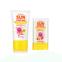 베비언스 핑크퐁선스틱20G+선크림60ML+썬캡