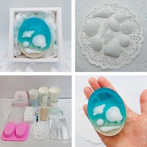 에코비누비 초간단 바다 비누 만들기 키트 (10인용) 수제 비누 DIY 패키지/체험재료세트