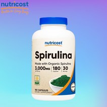 뉴트리코스트 스피루리나 3000mg 캡슐 180정 피코시아닌