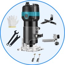 전기 유선 트리머 라우터 홈파기 홈파는기계 목공 목재 도구 나무 루터기, 1500W 고급