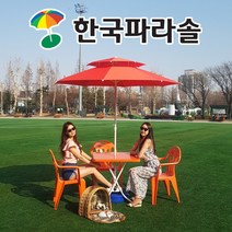 [단품구성] 한국파라솔 국산 FRP 카본 2단 파라솔 직접세트구성 - 테이블 및 의자 물통받침대는 추가로 구매하셔야 됩니다, 11. FRP 2300mm 파라솔 [브라운]
