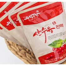 의성 산수유 진액 80ml30팩 즙 주스 에 좋은 음식 60대 아빠선물 남자 원기 노인기력회복