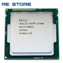인텔 코어 i7 4790K 4.0GHz 쿼드 코어 8MB 캐시 HD 그래픽 4600 TDP 88W 데스크탑 LGA 1150 CPU 프로세서, 한개옵션0