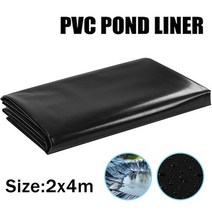 연못방수포 연못용방수포 방수시트 단열필름 방수 라이너 필름 물고기 연못 정원 수영장 강화 헤비 듀티 보증 조경, 사이즈 2x4m