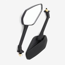 한길 오토바이 8mm 스윙 사이드미러 백미러 블랙 HK-B001, 1세트