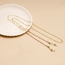 안경보관함 안경흘러내림방지 안경케이스 안경걸이 안경거치대 남녀공용 크리에이티브 크리스탈 비즈 안경 체인 미끄럼 방지 선글라스 끈 얼굴 마스크 홀더 코드 다채로운 쥬얼리, 19.색상 8