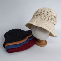 핸드메이드 펀칭뜨개벙거지모자50122M