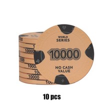홀덤 게임 칩 포커 숫자칩 세븐 트럼프 보드게임 세트 새겨진 세라믹 세라믹 키트, 10000