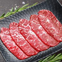 미국산 부채살 슬라이스 1kg 2kg 소포장 냉동 소고기 불고기 샤브샤브 육전 구이용 수입, (400g)