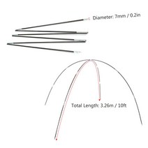 캠핑 7mm arc for tent pole 유리 섬유 캠핑 액세서리 폴 야외 캠핑 장비 텐트 폴 교체, 1인용 텐트 3.26m, 협력사