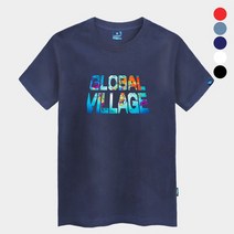 [글로마니아] [진마니아] 글로우브 라운드 반팔티 공용 빅사이즈 ~4XL 면 단체 티셔츠 / 남녀공용 빅사이즈