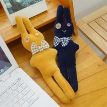 핸드메이드 롱다리 토끼가족 장식 인형 감성선물 귀여운 선물, 바이올렛(대)