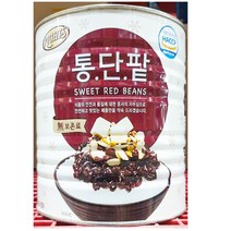 빙수용통단팥3kg 무보존료 통조림팥 카페제조용 맛있는 맛집용, 3kg, 1개