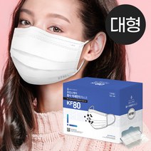 국산 덴탈 마스크 학교 허용 KF80 50매입 식약처 퓨린스케이, KF80 11-2L_(대형)_흰색_50매입_개별포장
