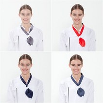 [에이치플러스몰] 요리사 조리복 포인트 업소 쉐프 주방 스카프 7종, 네이비