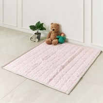 베베원 아기 인견매트 유아 침대 매트, 비숑핑크