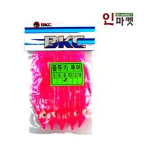 백경 꼴뚜기 바다 루어 야광 우럭 광어 볼락 대구 웜, 꼴뚜기루어 6cm 핑크