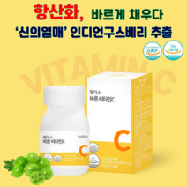 웰러스 바른 비타민C 항산화 인디언구스베리 천연 자연유래 비타민 비타민추천 종합비타민, 1개, 90정