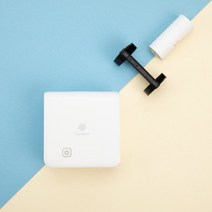 핸드폰사진출력기 즉석인화기 스티커 미니프린터 Phomemo M02 Pro 300 인치 당 점 고해상도 무선 BT 휴대, 03 White