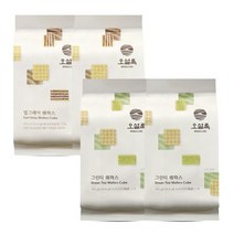 오설록 펜트리 쿠키 과자 간식 웨하스2+2(그린티 얼그레이)
