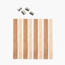 캔들씨 체리우드심지 4호 1.6cm (미국) 캔들 나무심지, 12개