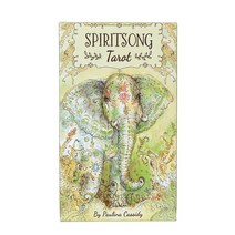 78 카드 Spiritsong 타로 카드 게임 전체 영어 가족 파티 보드 게임 점 운명 타로 카드, 밝은 회색