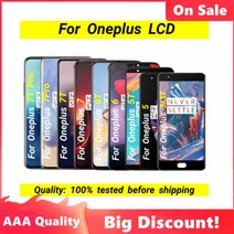 아몰레드 1 + Oneplus 3 5T 6T 7 7T 7pro 8Pro 9R 10T 에이스 LCD 디스플레이 터치 디지타이저 어셈블리, 08 6 Black OLED