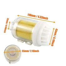 턴라이트스위치 자동스위치 전기용품 25mm 에어 디젤 주차 히터 흡기 필터 소음기 흡기 파이프 3 type webasto eberspacher 검정, 유형 c