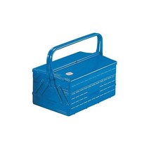 TRUSCO 트러스코 공구함 수납 박스 케이스 가방 GL-600-B 2단 도구 600X220X305MM 파란색, 352X220X289, 2층