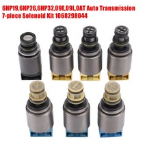 자동 변속기 밸브 7 피스 솔레노이드 키트 6HP19 6HP26 6HP32 아우디 BMW 재규어 랜드 로버 ZF 106829804
