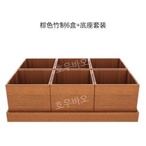 종이컵 거치대 카페 컵홀더 까페 용품 일회용컵 커피숍 수납 업소용, 브라운/6칸